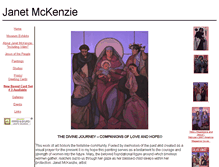 Tablet Screenshot of janetmckenzie.com